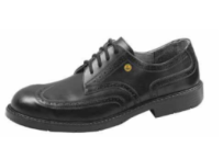 Chaussures de securite en cuir à lacets - Noir - ESD